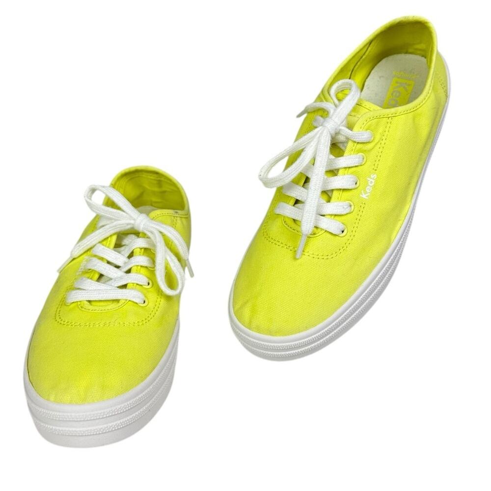 Keds Breezie Vibrant Yellow Canvas Sneakers Size 8